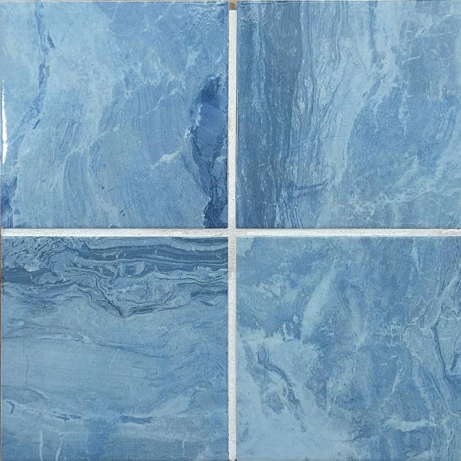 Pool Builders Construction Waterline Tile: Barbados Aqua