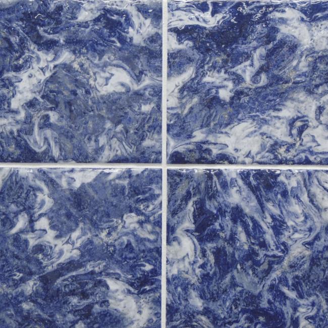 Pool Builders Waterline Tile: Cloud Blue