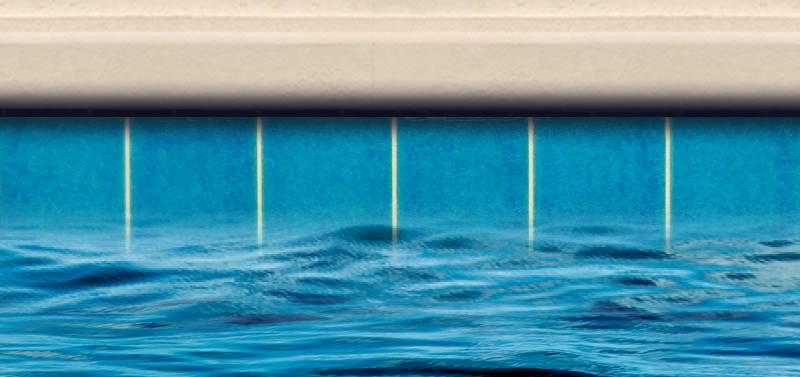 Pool Builders Waterline Tile: Crackle Turquoise