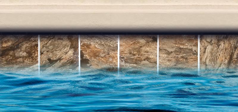 Pool Builders Waterline Tile: Garden Clay
