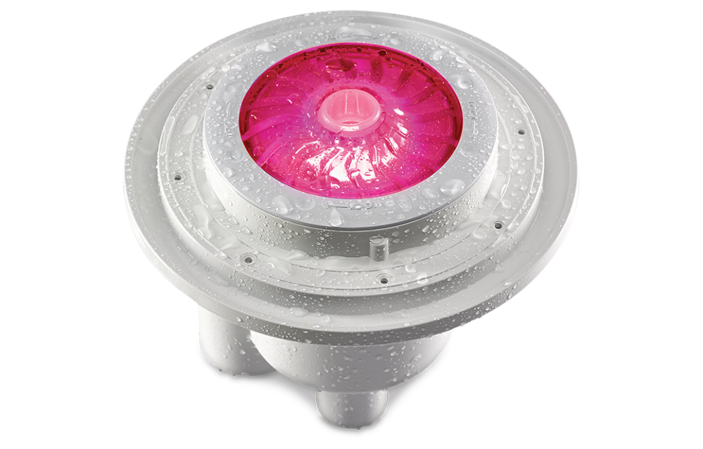 Pentair ColorVision LED Bubbler with GloBrite LED Lights for Pool Builders