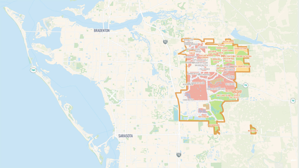 Lakewood Ranch Locator Map