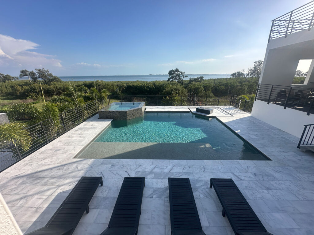 resort style pool